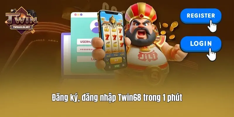 Đăng ký, đăng nhập Twin68 trong 1 phút